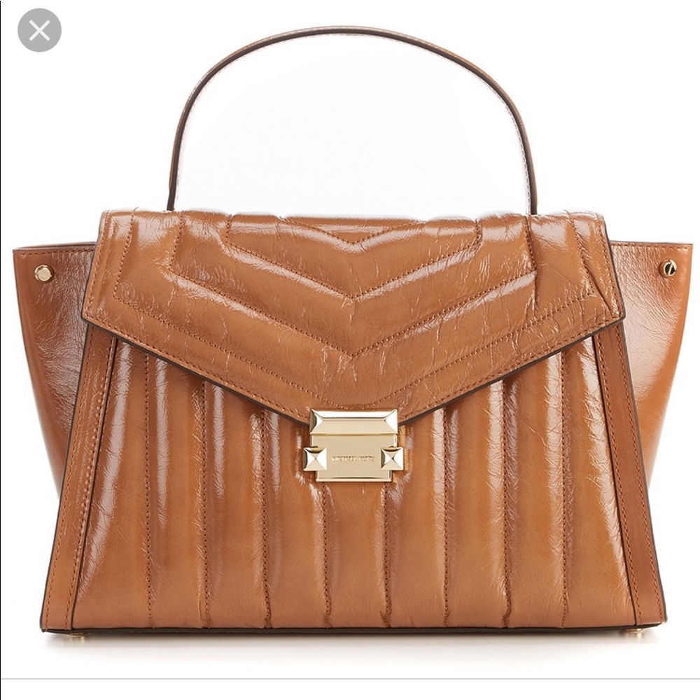 Michael Kors Whitney Quilted Satchel (NWT)